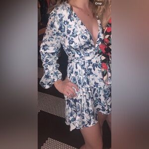 Majorelle Berkshire - Floral Blue and White Dress